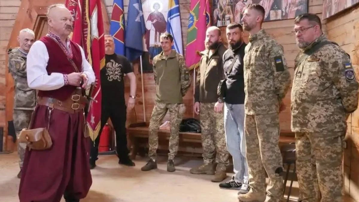 Дух козацької волі: воїни бригади «Хортиця» пройшли обряд посвяти на Січі