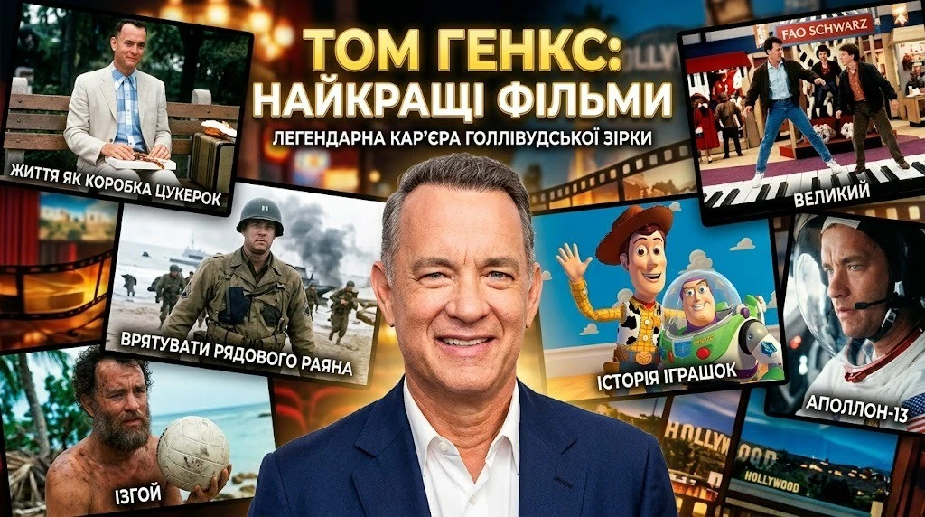 Найкращі фільми Тома Генкса за всі часи